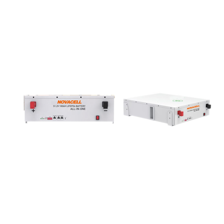 NOVACELL 51.2V 100Ah  BMS Inverter Lithium Ion Energy Storage Solar Battery Packs 6500+ Life Cycles-